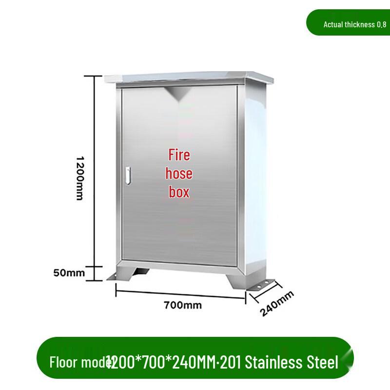 Aokewen Flat Top Stainless Steel Fire Hose Cabinet