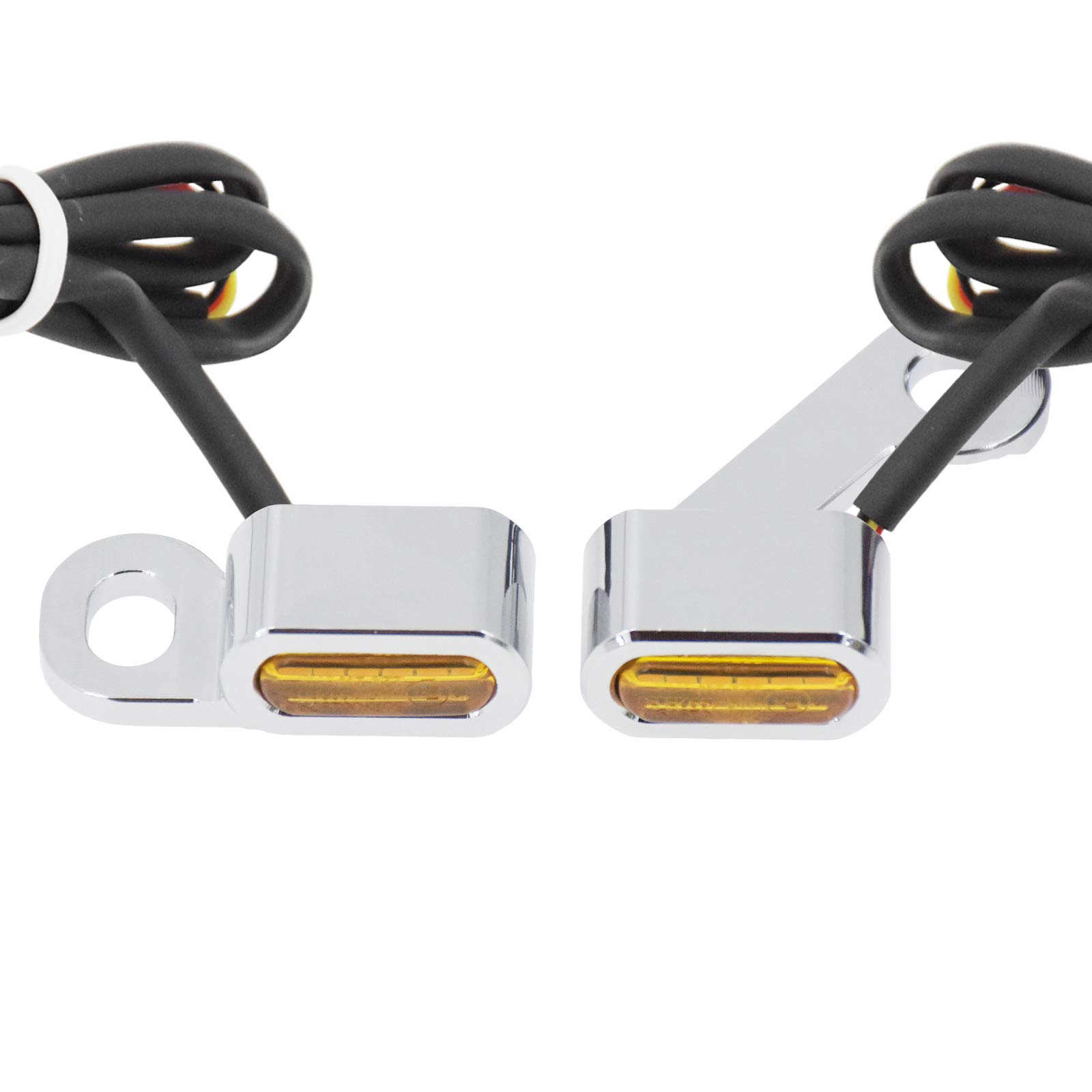 HCmotorku Motorcycle Turn Signal LED Mini Turn Signal Indicator Running