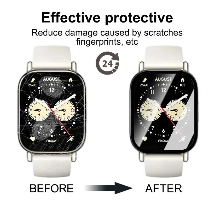 Verbundfolien-Schutz für Redmi Watch 5 Gebogener Displayschutz für Redmi Watch5 Ultra-HD Vollschutzzubehör