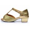 Low Heel 3.5cm Girls Kids Latin Dance Shoes Sequins Salsa Modern Tango Party Ballroom Dancing Shoes
