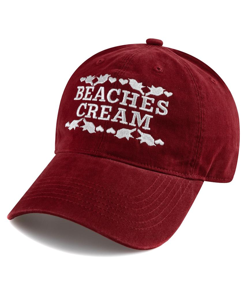 Bichiseuaenkeulim Love Piece Cation Ball Cap-Red Wine