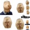 Lifelike Halloween Party Mask Featuring Eco-friendly Latex Butt Head Design