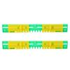 2pcs Dual Sliding Doors Beehive Sliding Guard Corrosion Resistant Plastic Entrance Reducer Guard 4cm Width Door Sliding Guard