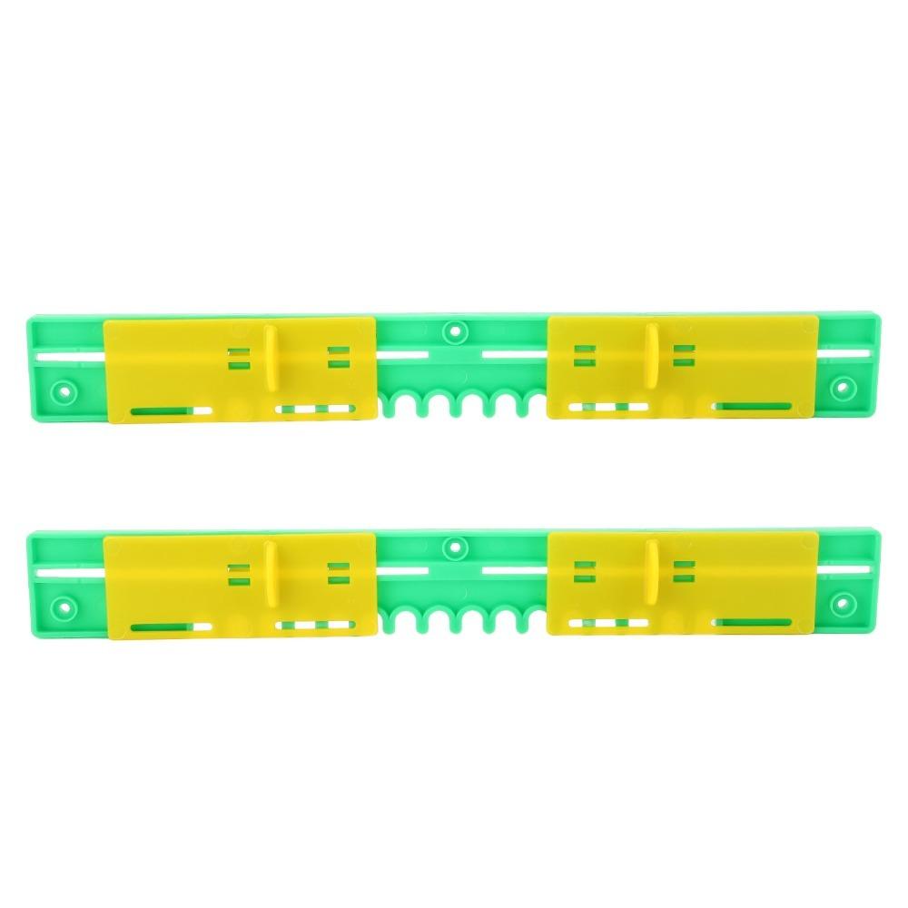 2pcs Dual Sliding Doors Beehive Sliding Guard Corrosion Resistant Plastic Entrance Reducer Guard 4cm Width Door Sliding Guard