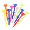 10 Stück 83 mm Golf Nagel Ball Tee Weinglas mit Stütze Kunststoff Golf Reduziert Reibung Seitenspin Tee für Golfübungen