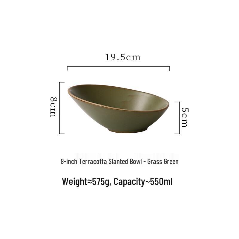 DeO Sternenlicht Keramik Schräge Salatschüssel