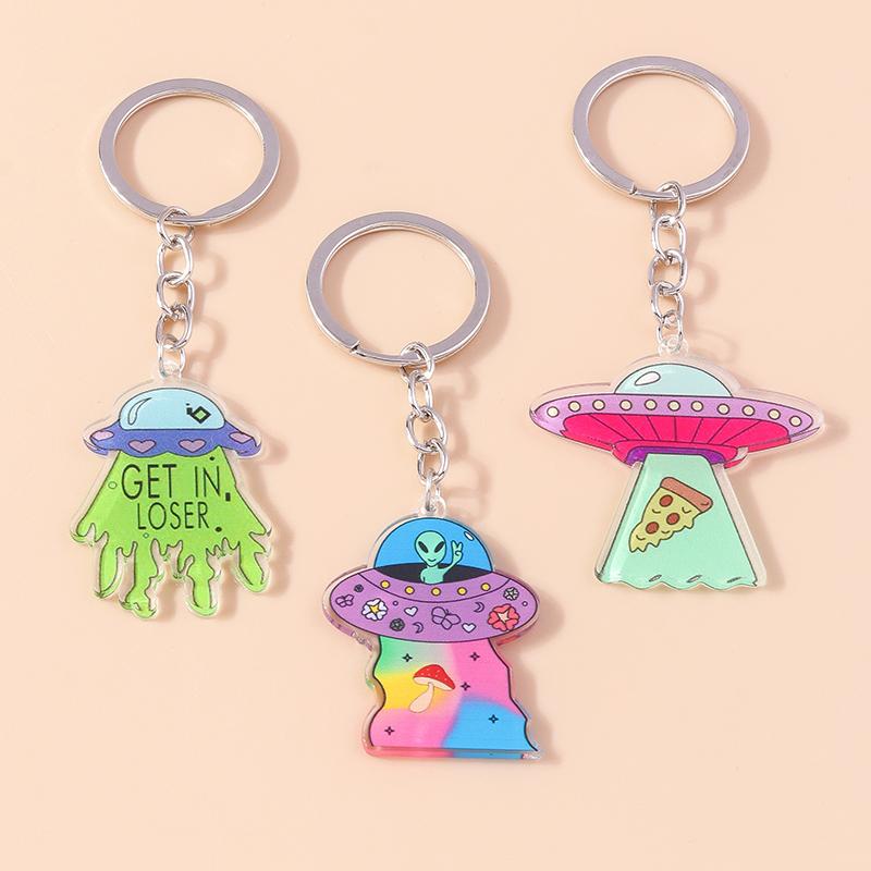 Cute Resin Animal Dinosaur Keychain Turkey Key Ring Pendants for Car Key Holder Women Girls Handbag Decor DIY Key Chain Gift