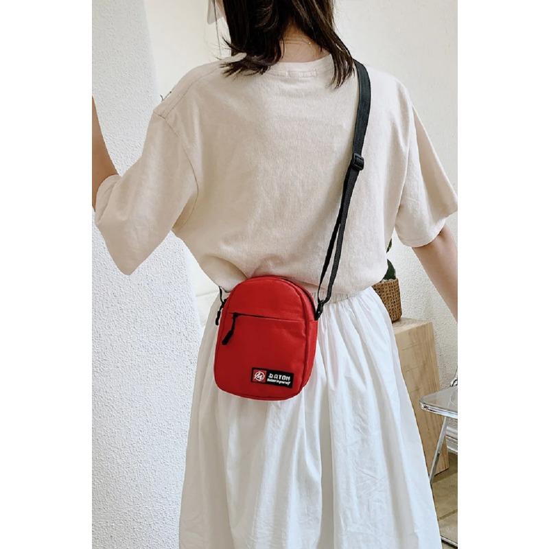 Neue trendige Umhängetaschen für Damen, Herren, Studenten, vielseitige Schultertaschen, mobile Canvas-Tasche, multifunktionale Aufbewahrungstaschen