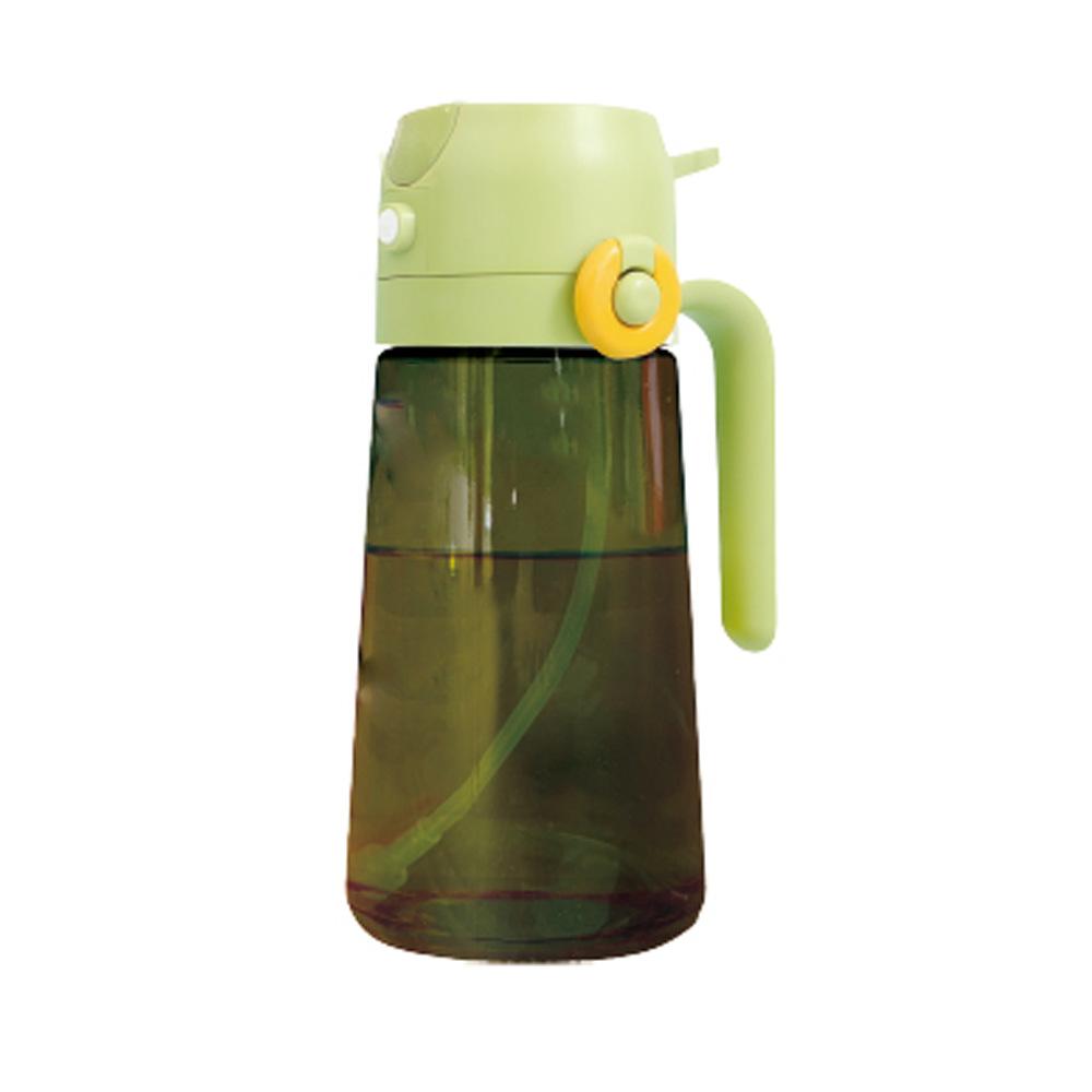 470Ml Side Open Spray Pour Dual-purpose Oil Pot Household Kitchen Large Capacity Press Spray Pour Integrated Spray Oil Bottle Leak-proof