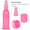 Beer Bottle Female Simulation Penis Crystal Transparent Dildo Adult Female Masturbation Stick