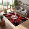 Sheffield United Football Print Crystal Velvet Rug, Comfortable Water Absorbent Non Slip Indoor Floor Carpet