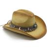 Outdoor Spring And Summer Ethnic Style Western Denim Straw Hat Tibetan Tibetan Top Hat