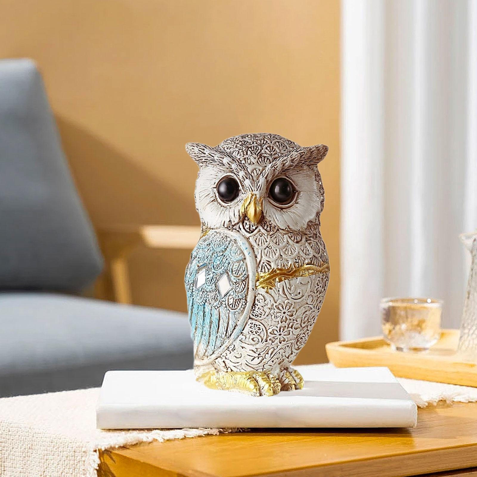

Украшение Статуи Совы Спальня Современные Полки Гостиная Адорно Универсальный Стол Скульптура синий