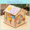 Wooden Busy House Toy For Kids With Educational Activities And Multifunctional Puzzle