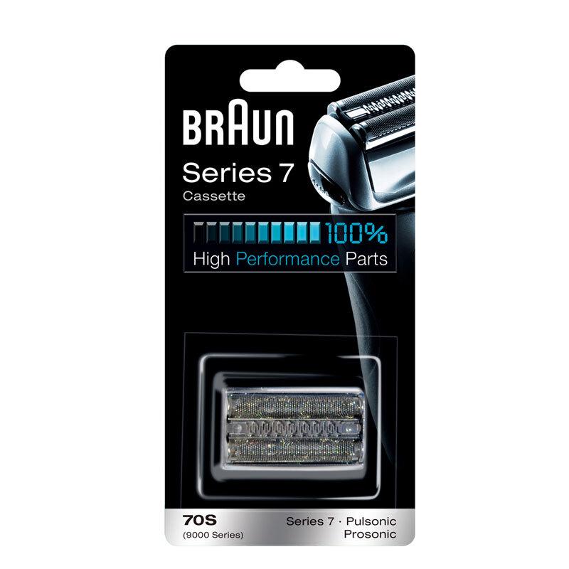 Braun Series 7 70S Shaver Replacement Head & Foil CN plug (adapter included)