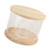 Action Figure Display Case Rotating Base Dustproof Waterproof Acrylic Action Figure Cabinet for Bedroom Office