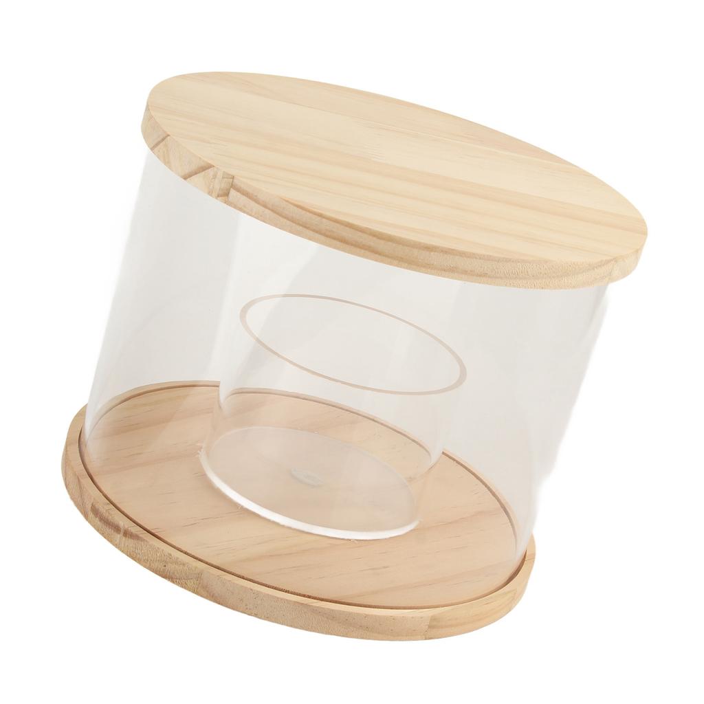 Action Figure Display Case Rotating Base Dustproof Waterproof Acrylic Action Figure Cabinet for Bedroom Office
