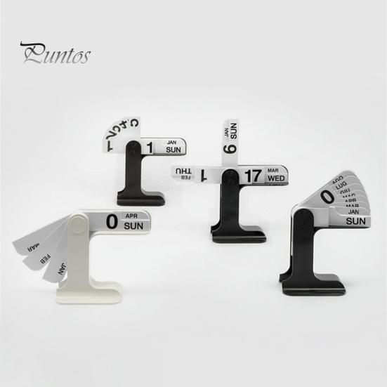 Desk Calendar Standing Flip Calendar Desk Plastic Daily Schedule Planner Modern Farmhouse Decor Home Office Decoration