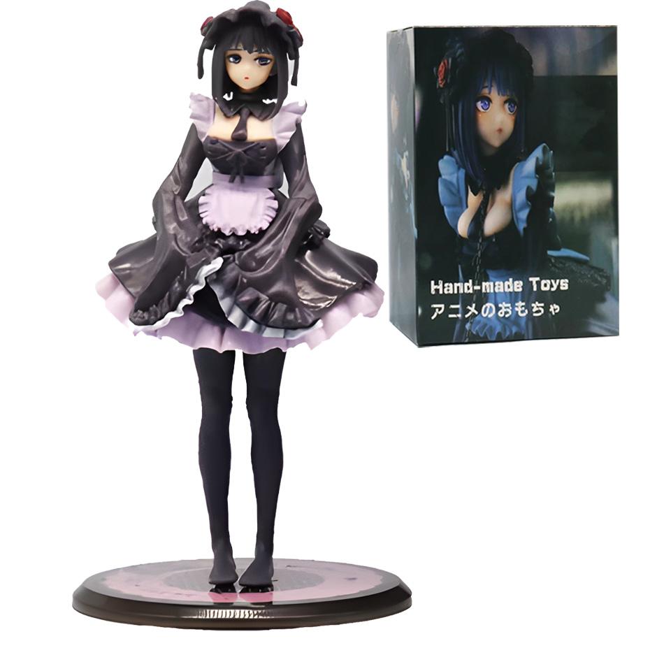 2 Kinds My Dress-Up Darling Anime Figure Black Maid Outfit Kitagawa Marin Action Figure Shizuku Kuroe Figurine Collection Model
