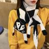 Cartoon Fox Knitted Winter Children's Scarf Mufflers For Baby Girls Boys Unisex Warm Women Shawl Men Neck Warmer Wrap Scarf