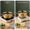 ZISIZ 16cm Korean Style 304 Stainless Steel Ramen Pot