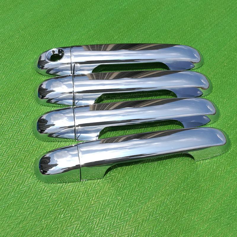 for Hyundai i20 2008 - 2013 PB Chrome Door Handle Cover Trim Set 2009 2010 2011 2012 Car Accessories Stickers Car Styling