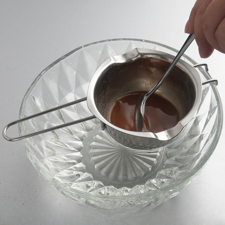 Wholesale Bakeware Wax Candle Candy Melts Chocolate Double Boiler Metal Stainless Steel Chocolate Warmer Melting Bowl