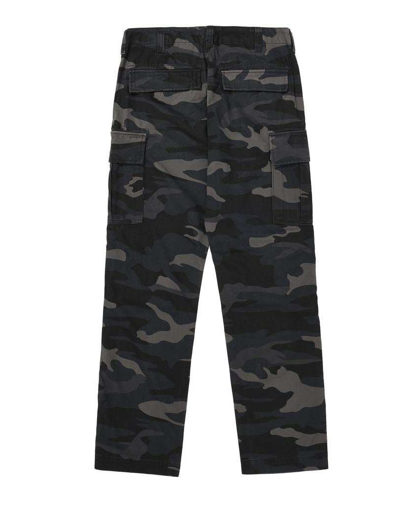 Abilegseu Basic Washed Chino Cargo Pants / 7832910002 Gray Camo