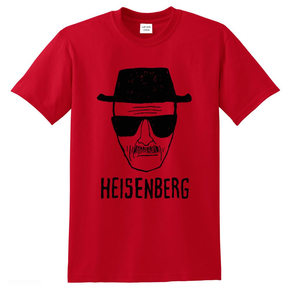 Cool Men Tshirt Breaking Bad Clothes Top Quality 100 Cotton Loose Heisenberg Printed T Shirt Casual Mens Tshirt