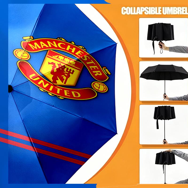 Manchester United F.C Print Umbrella Automatic Opening/ Closing - Portable Foldable Design - Daily use for Travel/Outdoor - Gift for Birthday