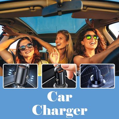 30W Car Charger Fast Charing USB Type C Car Phone Charger QC 3.0 PD 3.0 Quick Charge Multi-Layer Protection Accesorios Para E0T0