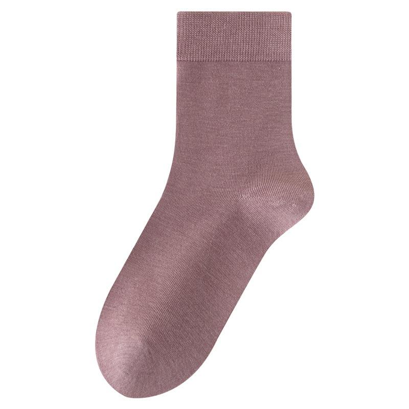 Women's Socks: Mid-calf Socks for Autumn and Winter, Warm and Warming Socks for Spring and Autumn, and Solid-colored Long Socks for Women