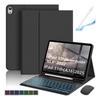 Compatible Backlit Bluetooth Keyboard Case with Pen Slot for iPad 10th Gen - Spanish Layout & 11th Stand Shell