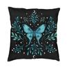 Gothic Witch Mystic Witchcraft Throw Pillow Cover With Short Plush Print For Living Room Sofa Decoration Cushion Cover