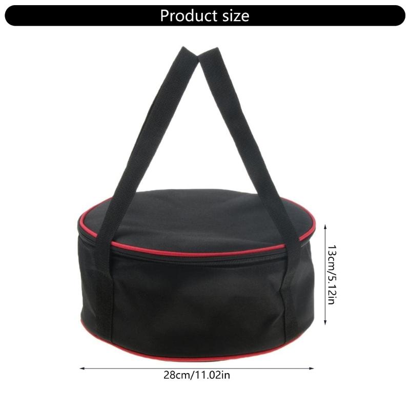 Camping Cookware Storage Bag Waterproofed Cutlery Holder Portables Dishware for Outdoor Activity and Backyard Parties