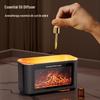 Colorful Flame Aroma Diffuser & Humidifier with Night Light - Perfect for Home, Office, or Bedroom