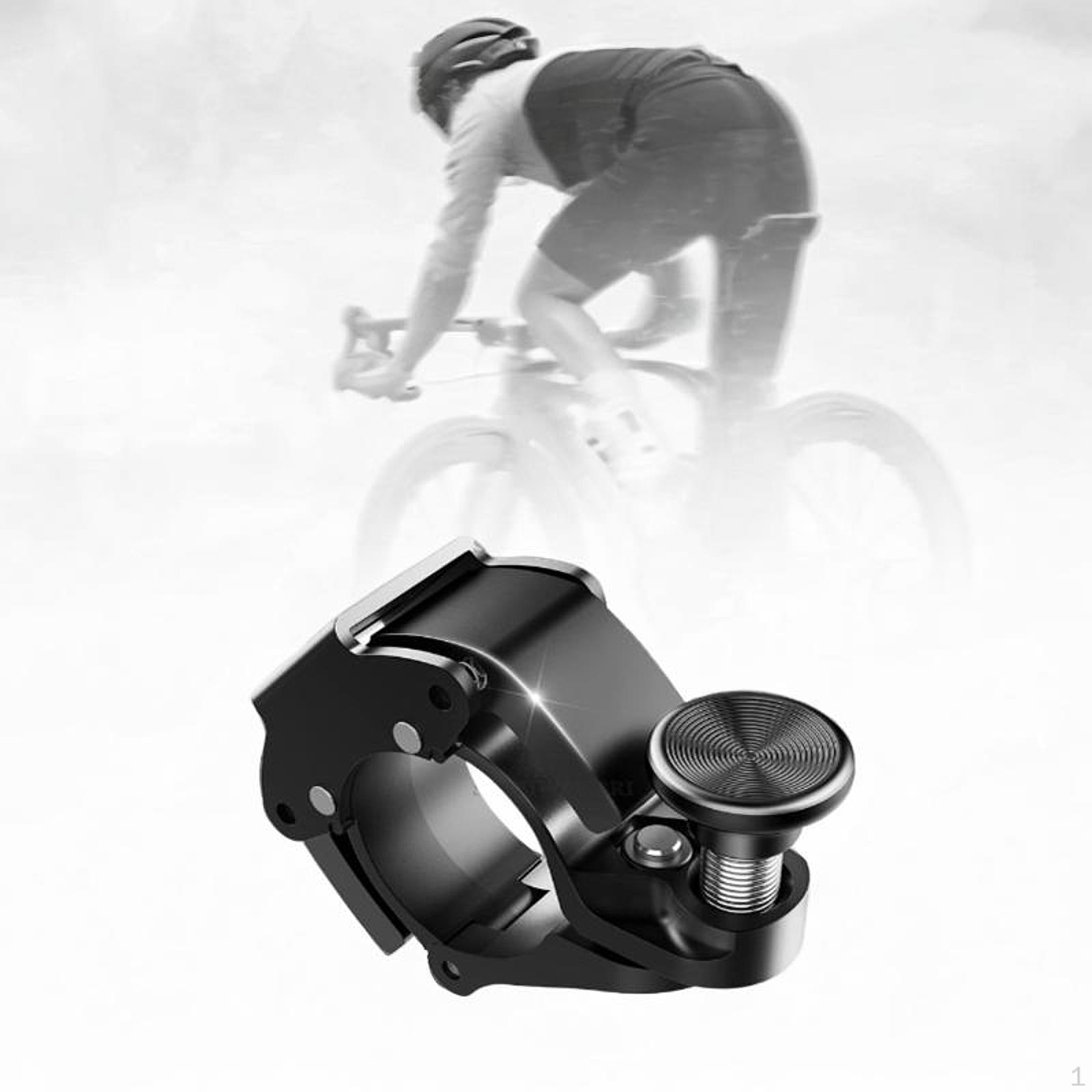 

Велосипедный звонок на руль Инновационный четкий звук для шоссейных велосипедов на открытом воздухе чёрный