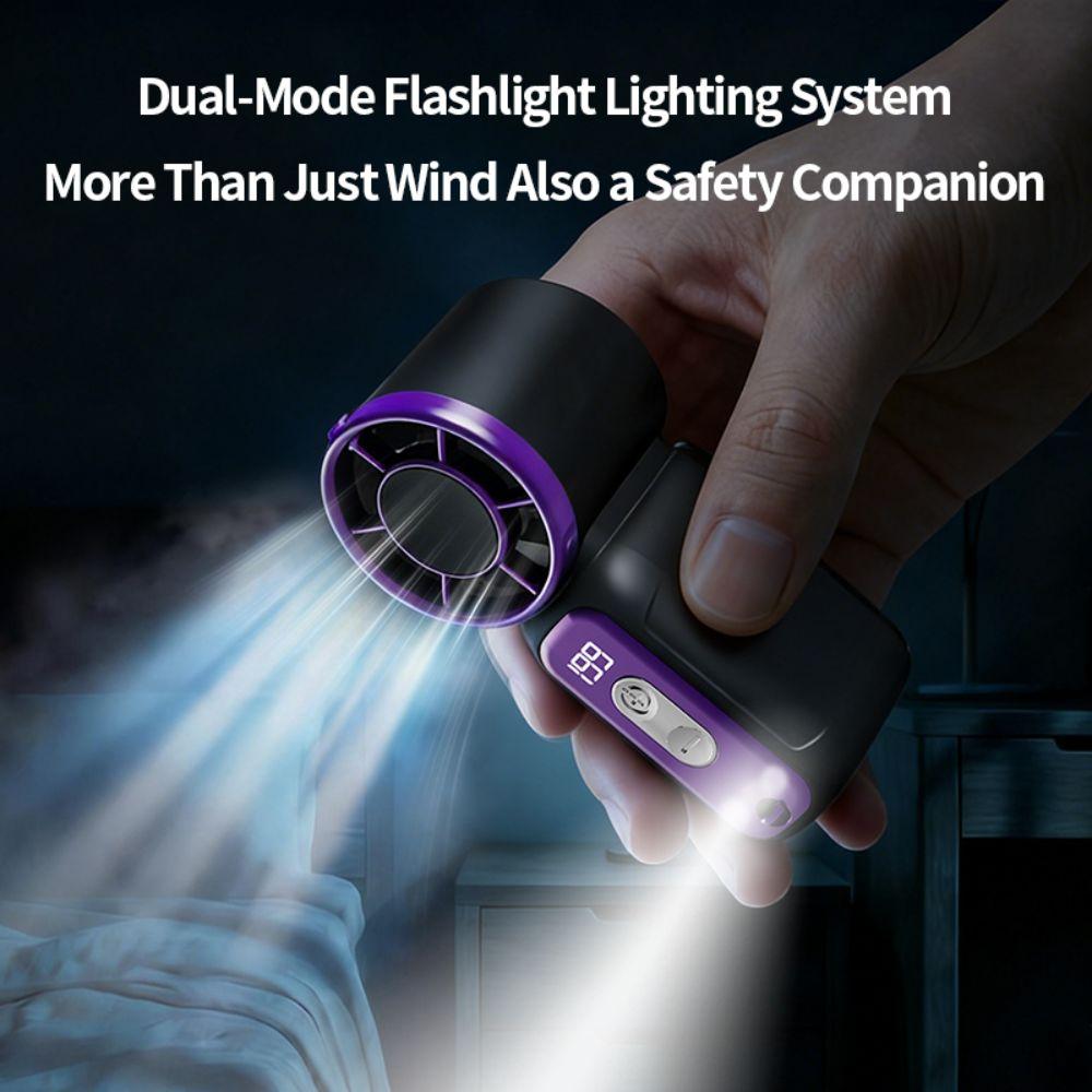 Powerful Wind Super Mini Handheld Fan USB Rechargeable Turbo Fan New Handheld Turbo Fan  Summer