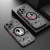 Magnetic For Magsafe Cosmonaut Case For iPhone Air 17 14 Pro Max 16e 16 15 Plus 12 13 Pro 11 Luxury Shockproof Hard Matte Cover