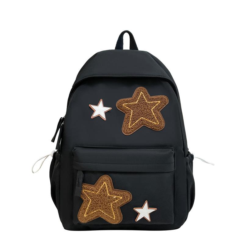 Schoolbag Schoolbag Female Japanese Ins Cute Girl Niche Design Backpack Large Capacity Lightweight Casual Star Backpack