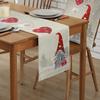 Christmas Gnome Snowflake Love Heart Linen Table Runners Dresser Scarves Decor Reusable Kitchen Dining Table Runner Party Decor