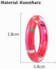 XHBTS 30 Pcs Resin Wide Thick Dome Rings Set Clear Acrylic Retro Stackable Joint Finger Rings Vintage Handmade Party Jewelry Gift