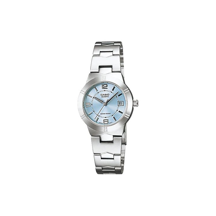 

Casio Standard Series Dress Fashion Business Retro Quartz Movement Stainless Steel Strap Watch Women watches Blue LTP-1241D-2A Metal Watch Box (Free Gift)