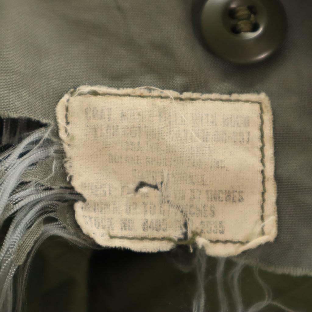 US ARMY 60s Vintage M-65 Military Jacket Khaki Men's Used