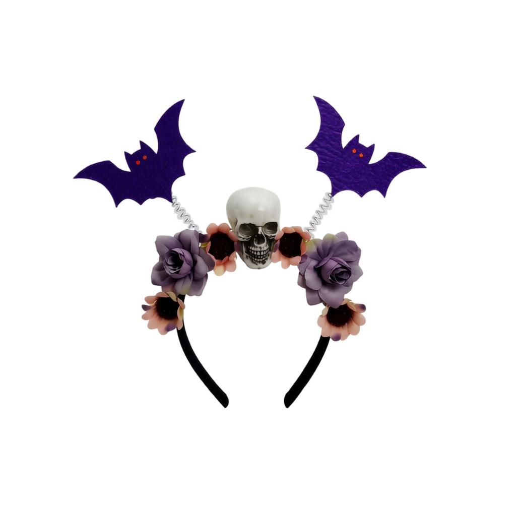 Halloween Flower Headband for Women Cute Hair Accessory for Costume Party