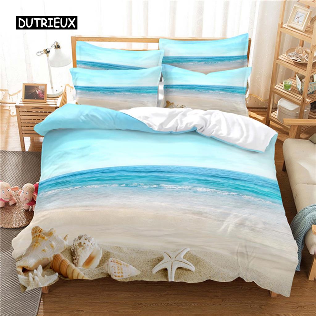 Underwater Water World Bedding Set Duvet Cover Set 3D Bedding Digital Printing Bed Linen Queen Size Bedding Set Fashion Design