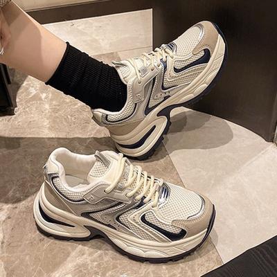Dames Retro Dad Schoenen Outdoor Hardlopen Sportschoenen Ademende Casual Sneakers Dames Sneakers Casual Platform Schoenen Trainers