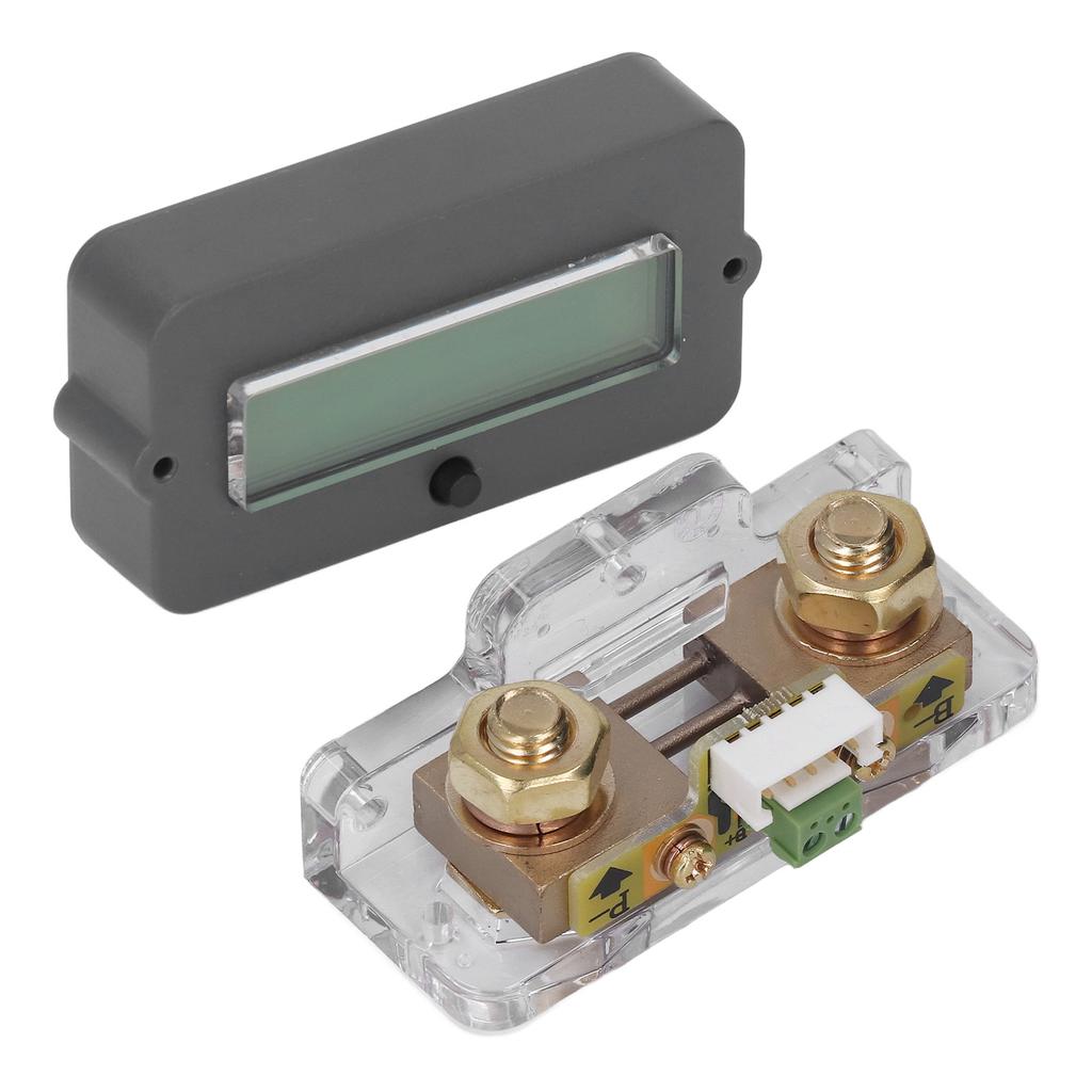 Battery Monitor Waterproof ABS Anti Reverse Easy Wiring Battery Voltage Meter for Safety 80V 100A