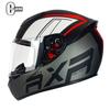 Certified Full Face Motorcycle Helmet Scooter Electric Bike Riders ABS Material DOT ECE Compatible