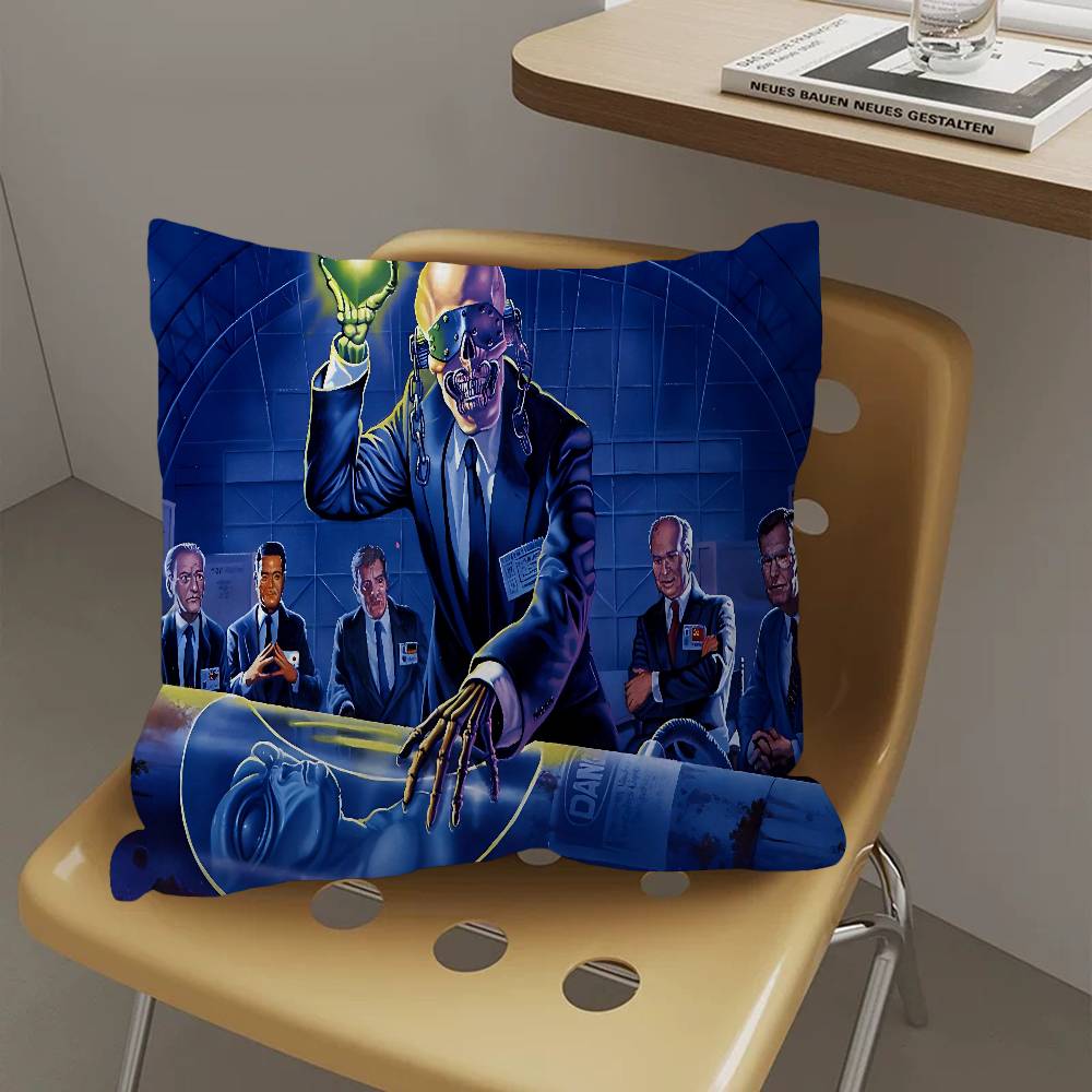 M-Megadeths Heavy Metal Rock Band Pillow Cover Design Cushion Cover Decor Holiday Decorati